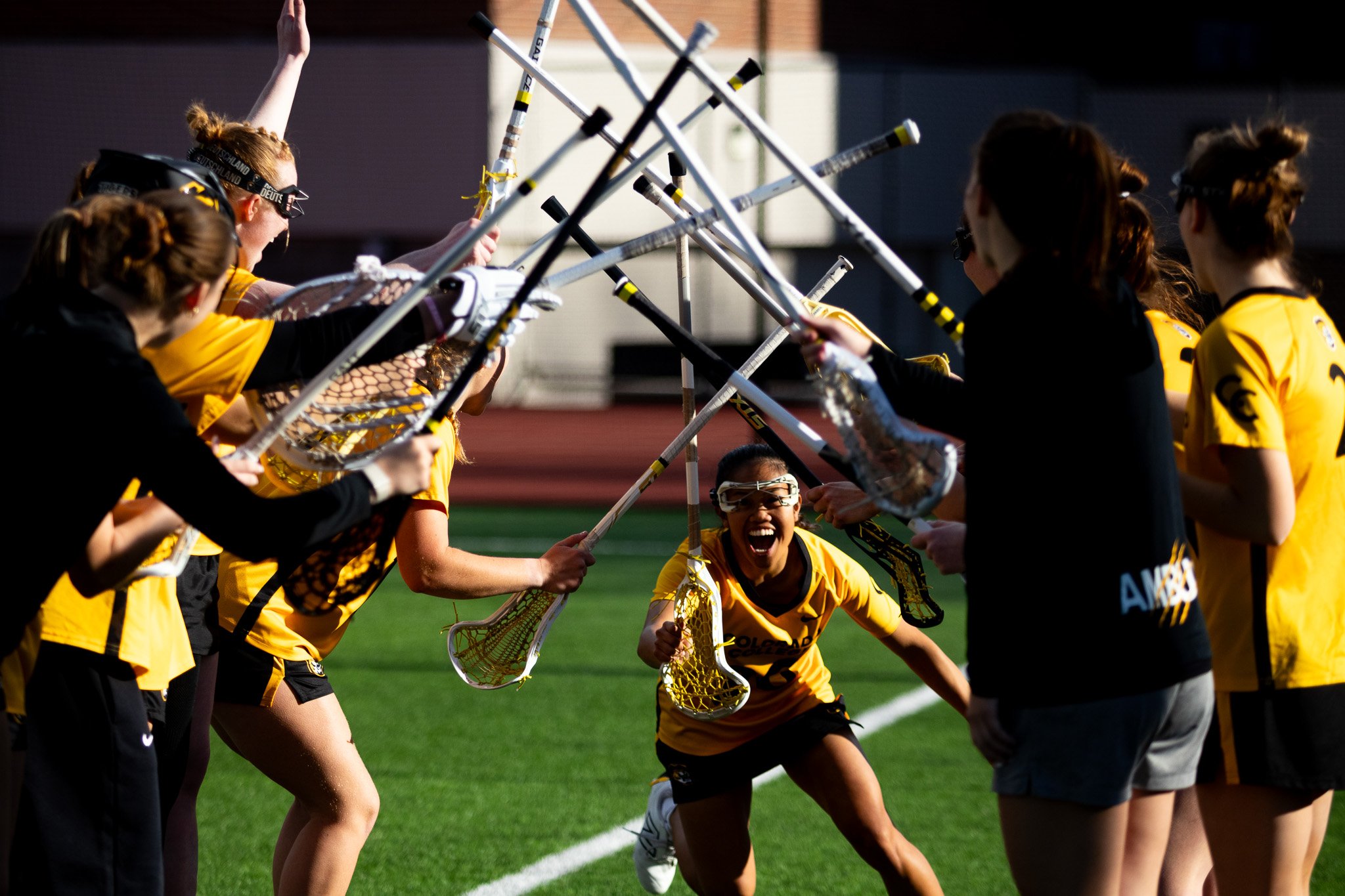 CC women's lacrosse game action